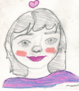 Artist's portrait by maren (aged 12)